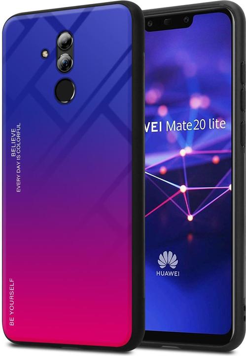 Produktbild Cadorabo TPU 2 Farben Glas Cover (Huawei Mate 20 Lite)