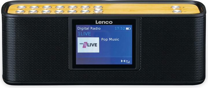 Actual product image Lenco PDR-045BK (FM, DAB+, Bluetooth)