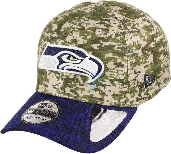 New Era NFL - Seattle Seahawks - Digi Camo 39Thirty Cap Grün ML (59)