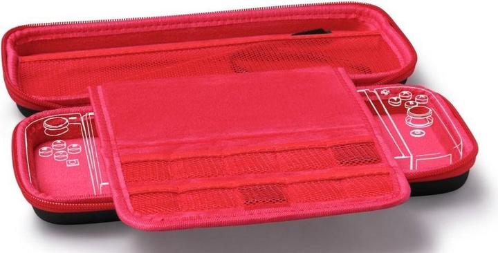 Produktbild Urage 8in1 Set (Tasche, Schutzglas, Control Aufsätze) für N. Switch, Schwarz/Rot (Switch)