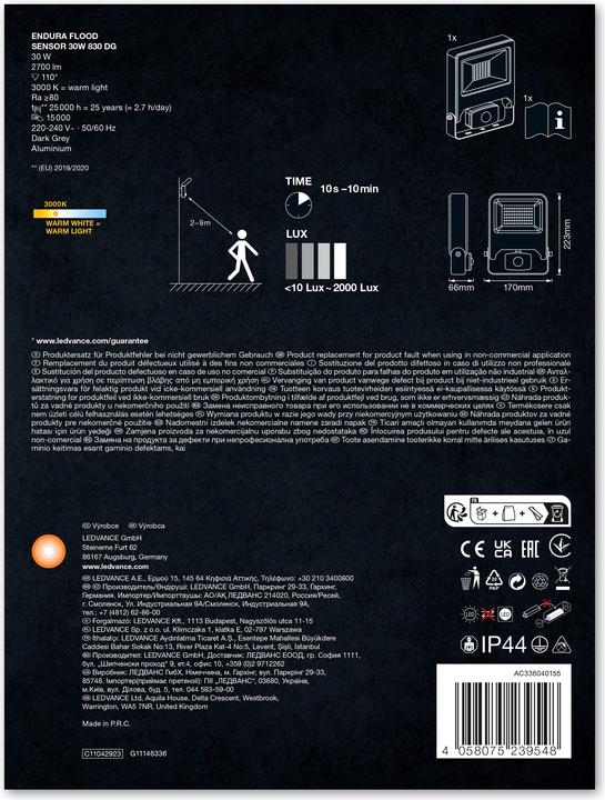 Produktbild Ledvance Endura Flood Sensor (2700 lm, IP44)