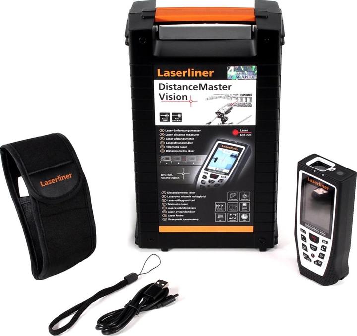 Actual product image Laserliner Laser Rangefinder DistanceMaster Vision (80m,Tilt,Cam) (80 m, 635 nm)