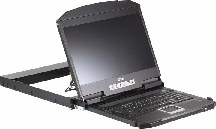 Image du produit Aten CL3800NW ES Console LCD courte double rail 18,5" (USB HDMI DVI VGA) Disposition ES