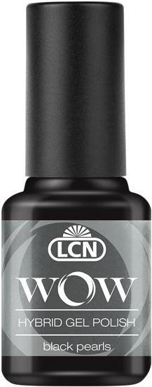 LCN WOW Hybrid Gel Polish (Black Pearls, Gel-Effekt Nagellack)