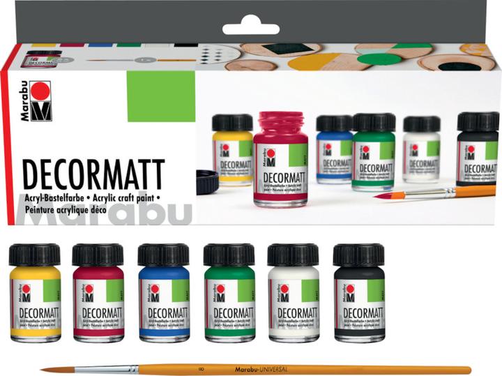 Image du produit Marabu Decormatt Acryl (Vert olive, 50 ml)