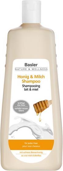 Produktbild Basler Honig & Milch Shampoo (1000 ml, Flüssiges Shampoo)