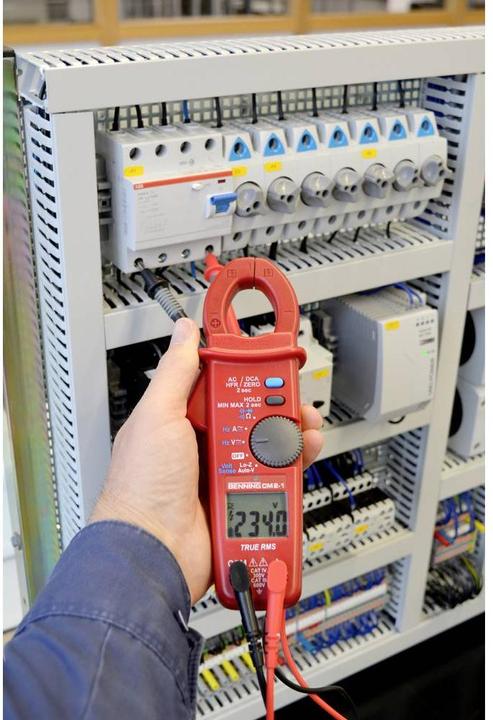 Actual product image Benning 044689 Digital Current Clamp Multimeter (CAT III 600V, CAT IV 300V)