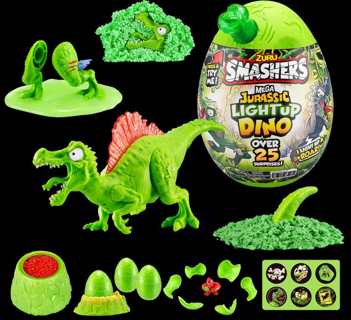Actual product image Zuru Smashers - Mega Jurassic Light up Dino
