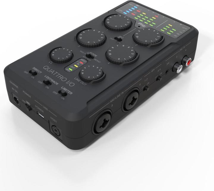 Actual product image IK Multimedia Audio Interface IRig Pro Quattro I/O Deluxe (USB)