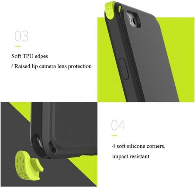 Actual product image Rock Moc Series Plastic Case (Apple iPhone 6s, Apple iPhone 6)