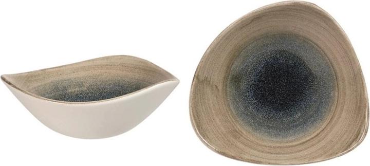 Image du produit Churchill Stonecast Aqueous Bayou Triangle Assiette creuse 18.5cm (1 x, 18.50 cm)