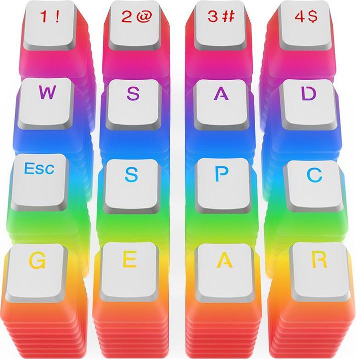 Actual product image SPC Gear KC104 Pudding Double Shot Key Covers (SPG078)