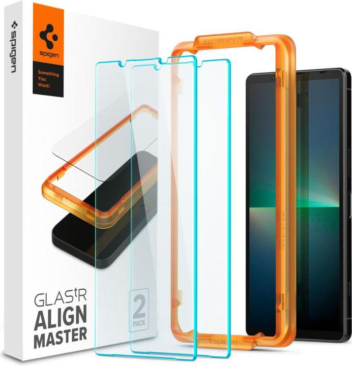 Produktbild Spigen GEHÄRTETES GLAS ALM GLAS.TR 2ER-PACK SONY XPERIA 5 V KLAR (2 Stück, Sony Xperia 5 V)