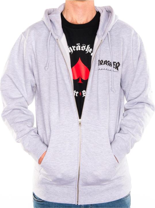Immagine prodotto Thrasher Cappuccio con zip con logo Thrasher (S, M, L, XL)