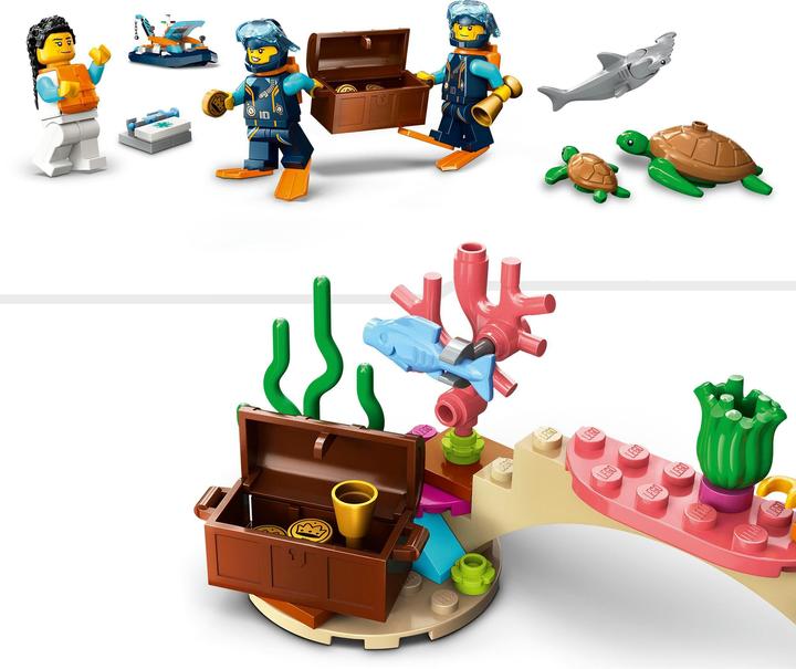 Produktbild LEGO Meeresforscher-Boot (60377, LEGO City)