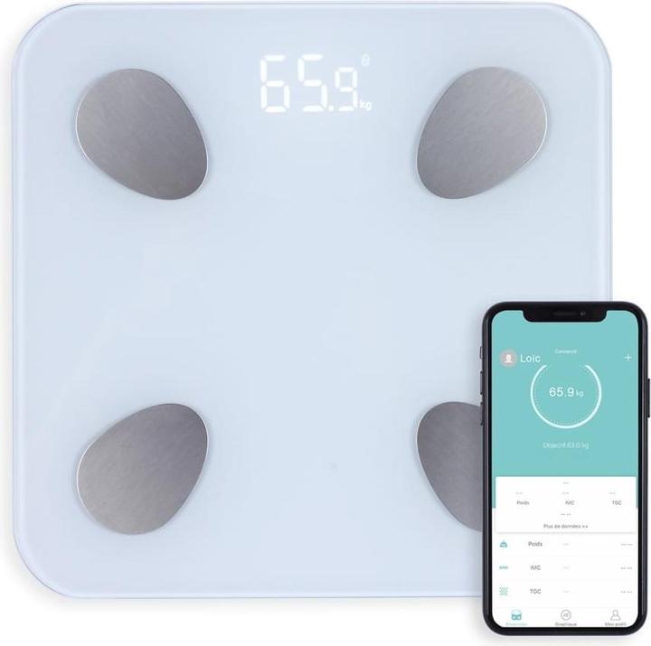Actual product image Livoo Smart Bluetooth Body Fat Scale (180 kg)
