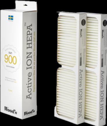 Produktbild Wood's Active ION-HEPA Filter GRAN 900 (2 Stk.) (2 x)