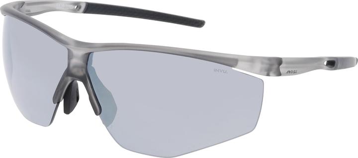 Invu Trisul (Matt Grau, Rubb. Black, Mirror Silver on Smoke)