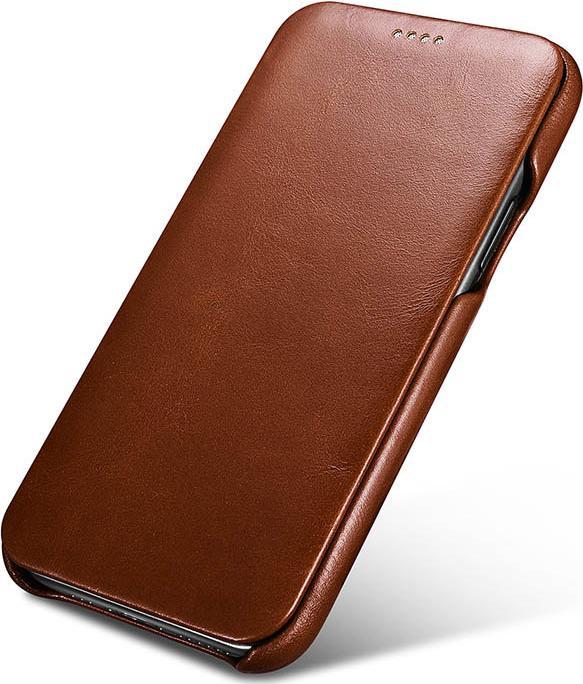 Produktbild iCarer Lederhülle mit Klappe dunkel- (Apple iPhone 11)