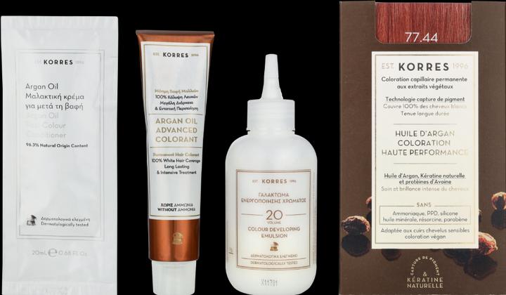 Produktbild Korres Argan Oil Hair Color (77.44 Intensives Kupfer)