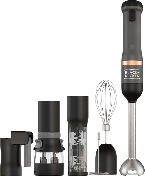 Produktbild Black & Decker Stabmixer BCKM1016KSG-QW Grau, 7-teilig