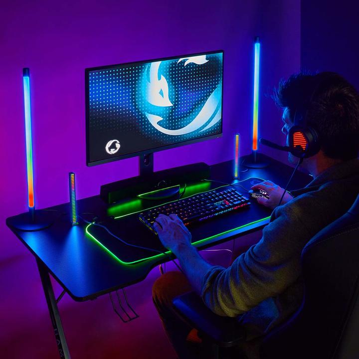 Actual product image Nedis Gaming Headset | Over Ear | Surround | USB Type-A | Foldable Microphone | 2.10 m | LED (Cable)