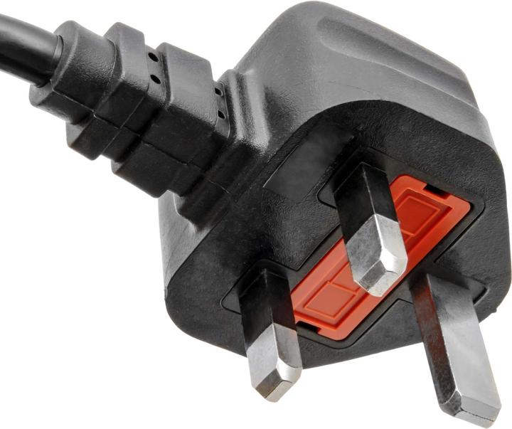 Wiltec UK Netzkabel 4m Kaltgerätekabel Stromkabel abgewinkelt Kaltgerätestecker (4 m)