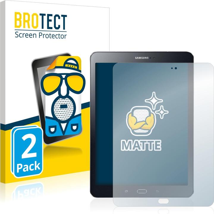 Actual product image BROTECT Anti-glare screen protector matt (2 Piece, Galaxy Tab S2 9.7)
