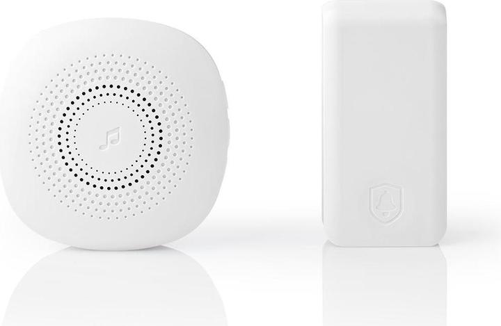 Produktbild Nedis Drahtloses Türklingel Set | Netzstromversorgung | 220 - 240 V AC 50 Hz | Lautstärke: 80 dB | S