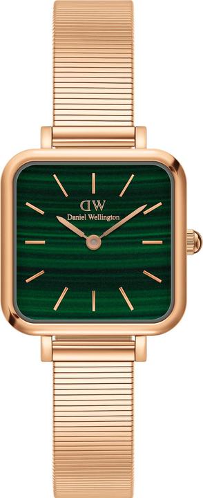Daniel Wellington Quadro Studio Rose Gold Green (Analoguhr, 22 mm)