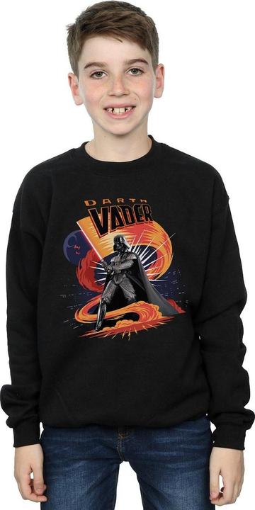 Actual product image Star Wars Boys Darth Vader Swirling Fury Sweatshirt (140, 146)