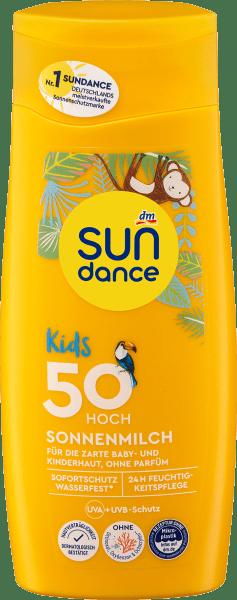 dm Sundance Kids (Sonnenmilch, SPF 50, 200 ml)