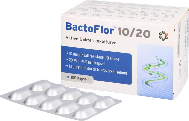 Produktbild Bactoflor 10/20 Kapsel (100 Stück, Kapseln, 119 g)