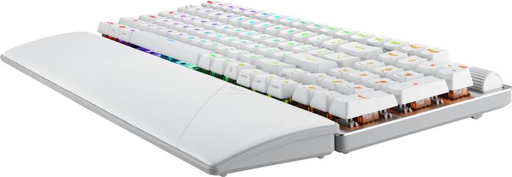 Image du produit ASUS Tastatur ROG Strix Scope II 96 RX Wireless WHT (DE, Sans fil, Filaire)