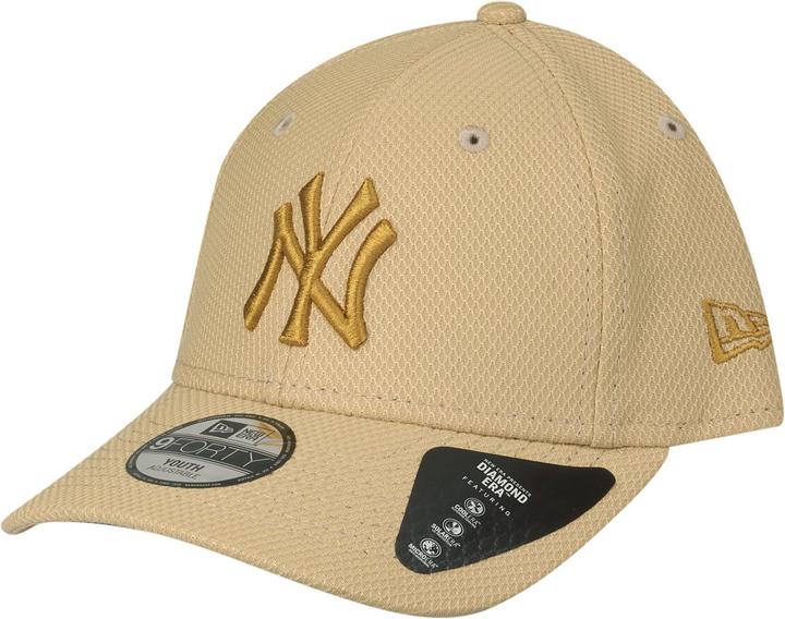 New Era Kinder Cap - DIAMOND 9FORTY NY Yankees gold - Youth (55, 56)