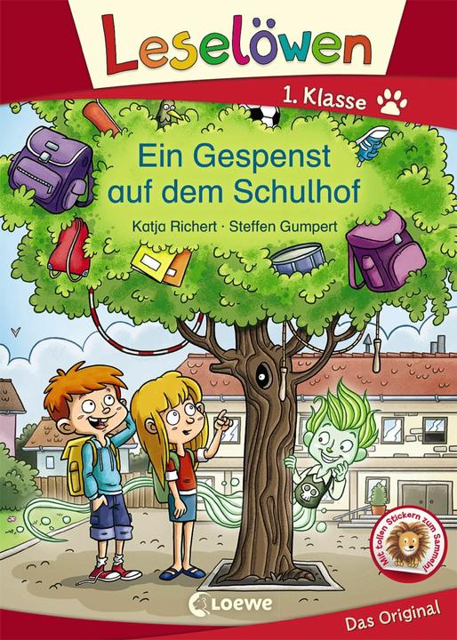 Produktbild Leselöwen 1. Klasse - Ein Gespenst auf dem Schulhof (Deutsch, Katja Richert, Loewe Erstlesebücher, Steffen Gumpert, 2020)