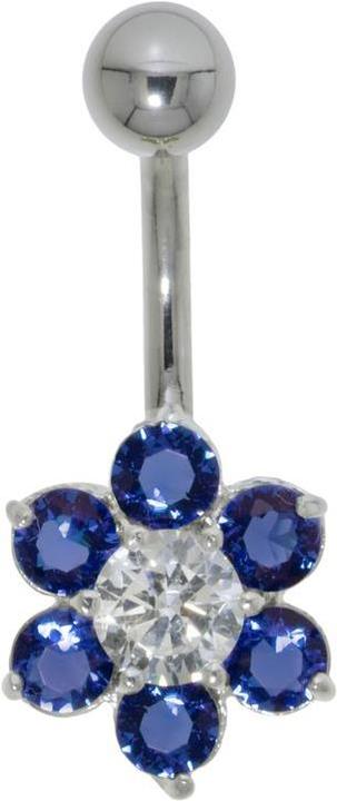 Bijouteria Bauchpiercing (Edelstahl, Silber 925, Zirkonia)