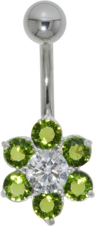 Bijouteria Bauchpiercing (Edelstahl, Silber 925, Zirkonia)