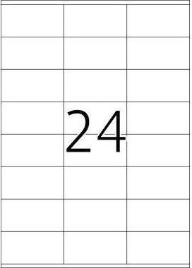 Actual product image HERMA Power labels A4