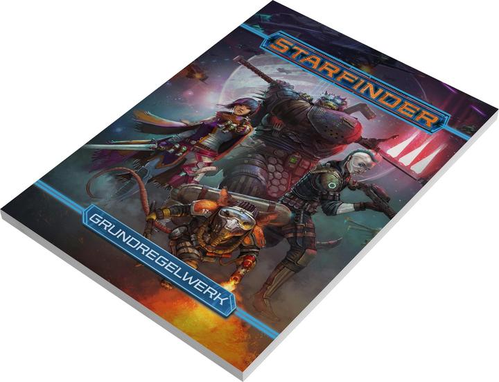 Produktbild Starfinder Grundregelwerk, Taschenbuch, 500 Seiten (DE-Ausgabe) (Deutsch, James L. Sutter, Logan Bonner, Jason Bulmahn, Owen K. C. Stephens, Mark Seifter, 2021)