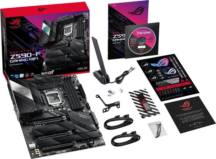 Produktbild ASUS ROG STRIX Z590-F GAMING WIFI (LGA 1200, Intel Z590, ATX)