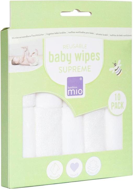 Produktbild Bambino Mio Wiederverwendbare Feuchttücher (10 Stück)