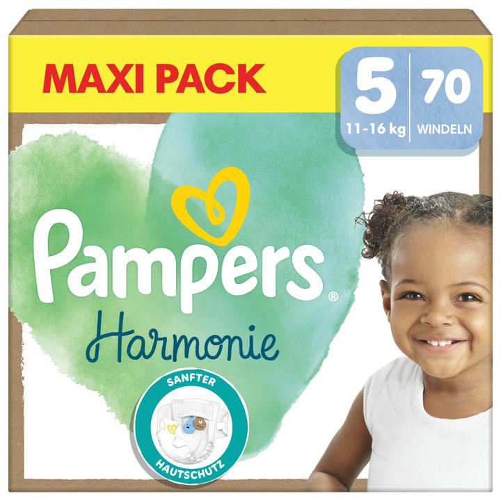 Actual product image Pampers Harmonie (Size 5, Half month box, 70 Piece)