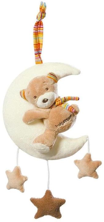 Fehn Spieluhr Rainbow Teddy auf Mond