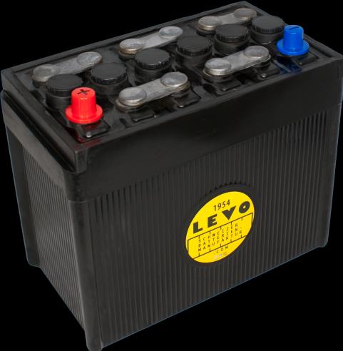 Actual product image Rätikon Batterien 6 Q 6/51 HGI vintage car battery in original hard rubber (HGI) box 12V 108Ah/20h 650A (EN) (12 V, 108 Ah, 650 A)