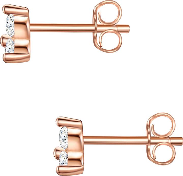 Immagine prodotto Glanzstücke München Donna Argento Cubico Zirconia Oro Rosa - 12450 (Argento 925)