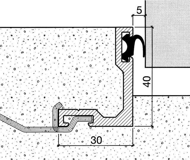 Actual product image Hebgo Threshold angle 180
