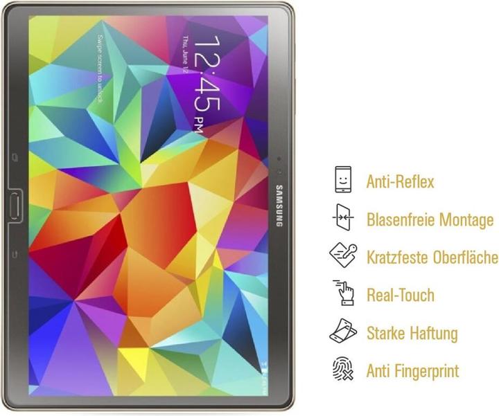Produktbild Protectorking 4x Panzerfolie Anti-Shock matt entspiegelt (4 Stück, Galaxy Tab S 10.5)