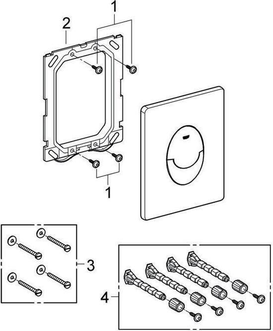 Image du produit Grohe Plaque de recouvrement Skate Air