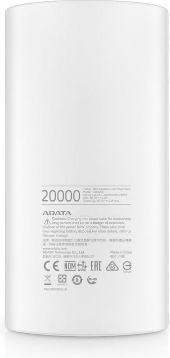 Produktbild Adata PowerPack (20000 mAh, 72 Wh)